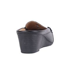 Dép Bít Mũi Hạnh Dung Da Mềm May Viền Chỉ HD04901AD