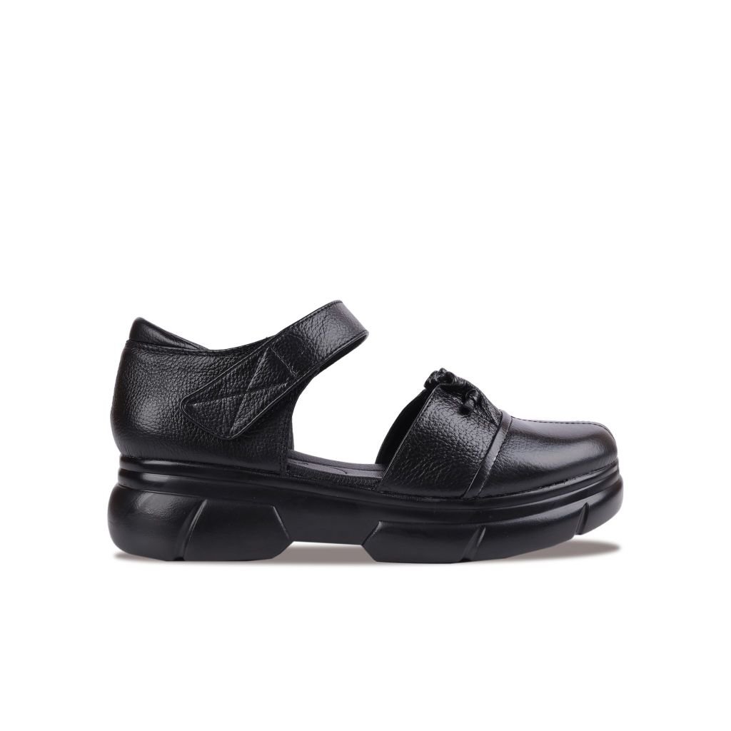 Sandal Xuồng Hạnh Dung Bít Mũi Quai Nhún HD04904AD