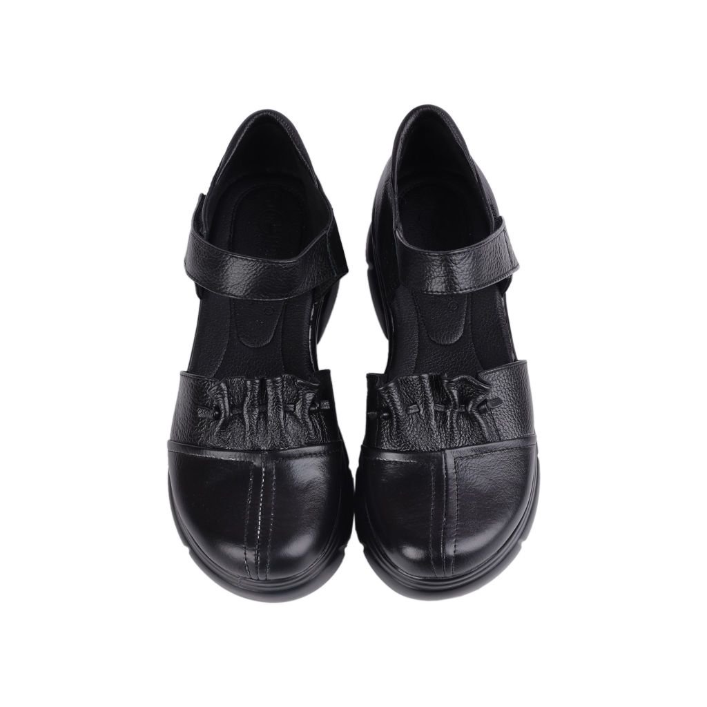 Sandal Xuồng Hạnh Dung Bít Mũi Quai Nhún HD04904AD