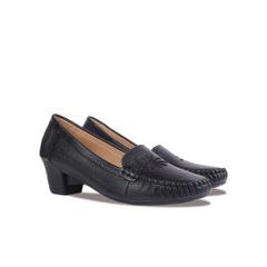 Giày Cao Gót Hạnh Dung Họa Tiết Thêu Lá HD04914AD