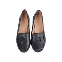 Giày Cao Gót Hạnh Dung Họa Tiết Thêu Lá HD04914AD