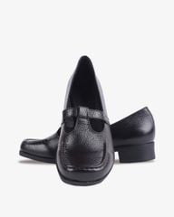 Giày Cao Gót Hạnh Dung Mũi Vuông Chỉ Nổi HD04916AD