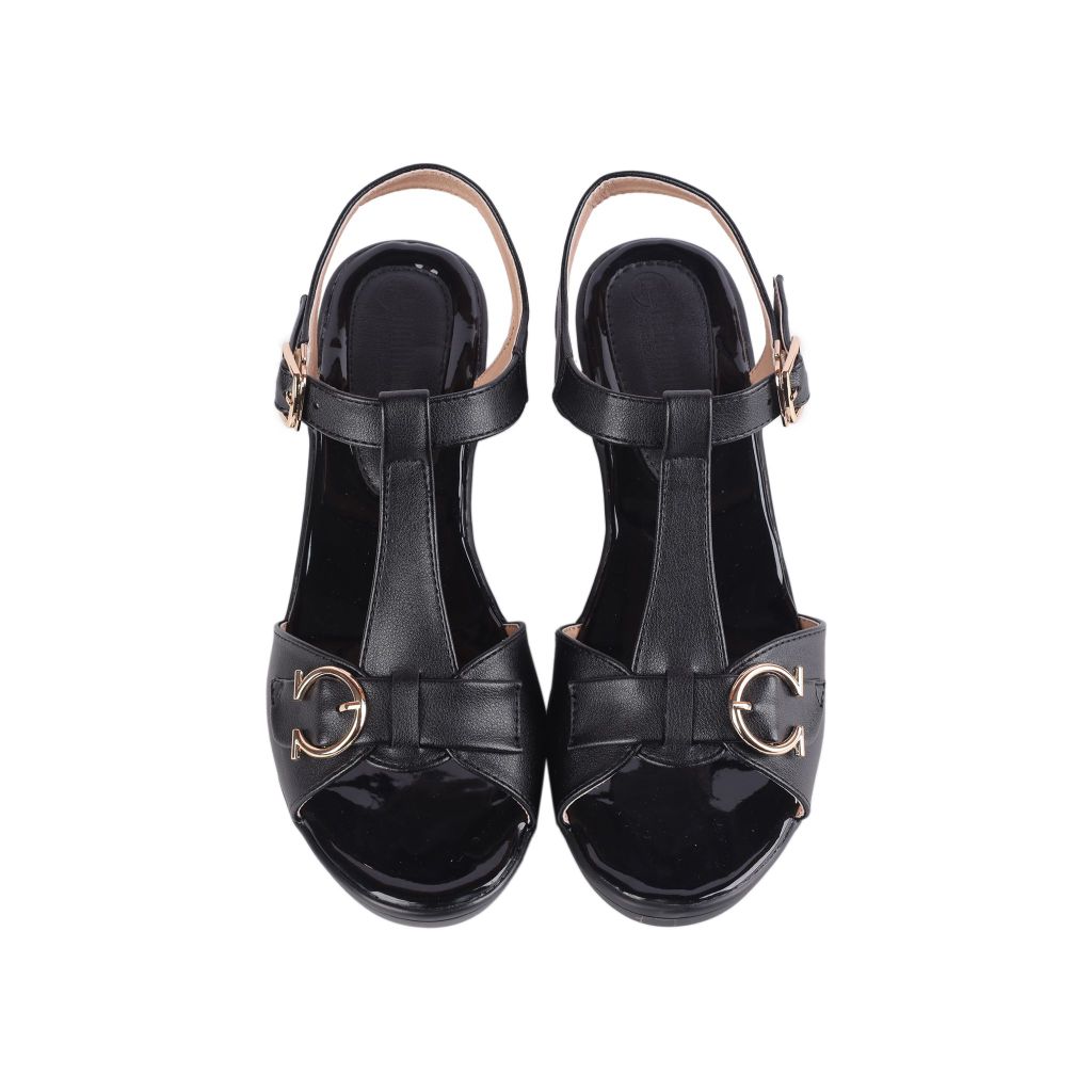 Sandal Xuồng Hạnh Dung Quai T-Strap Khóa Nịt HD04920AD