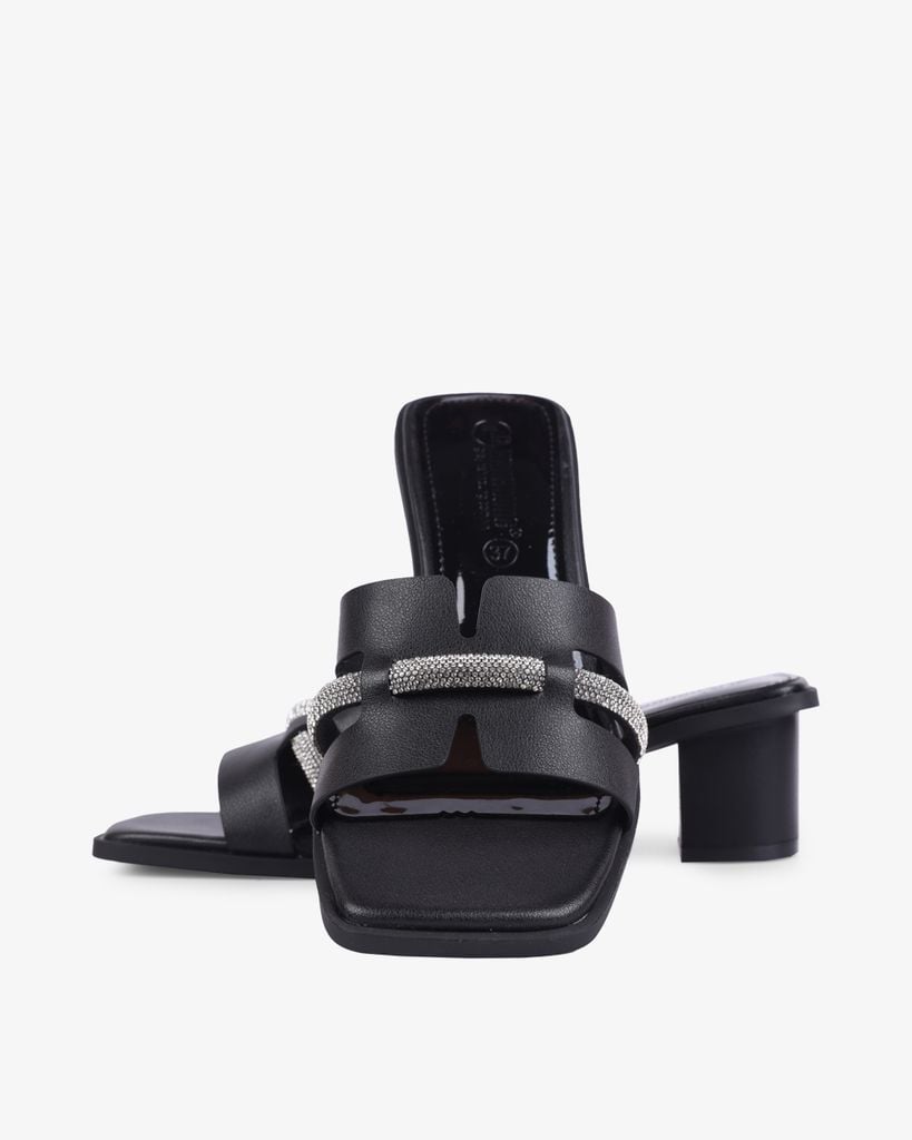 Dép Cao Gót Hạnh Dung Quai Chữ H Phối Dây Xoàn HD04925AD