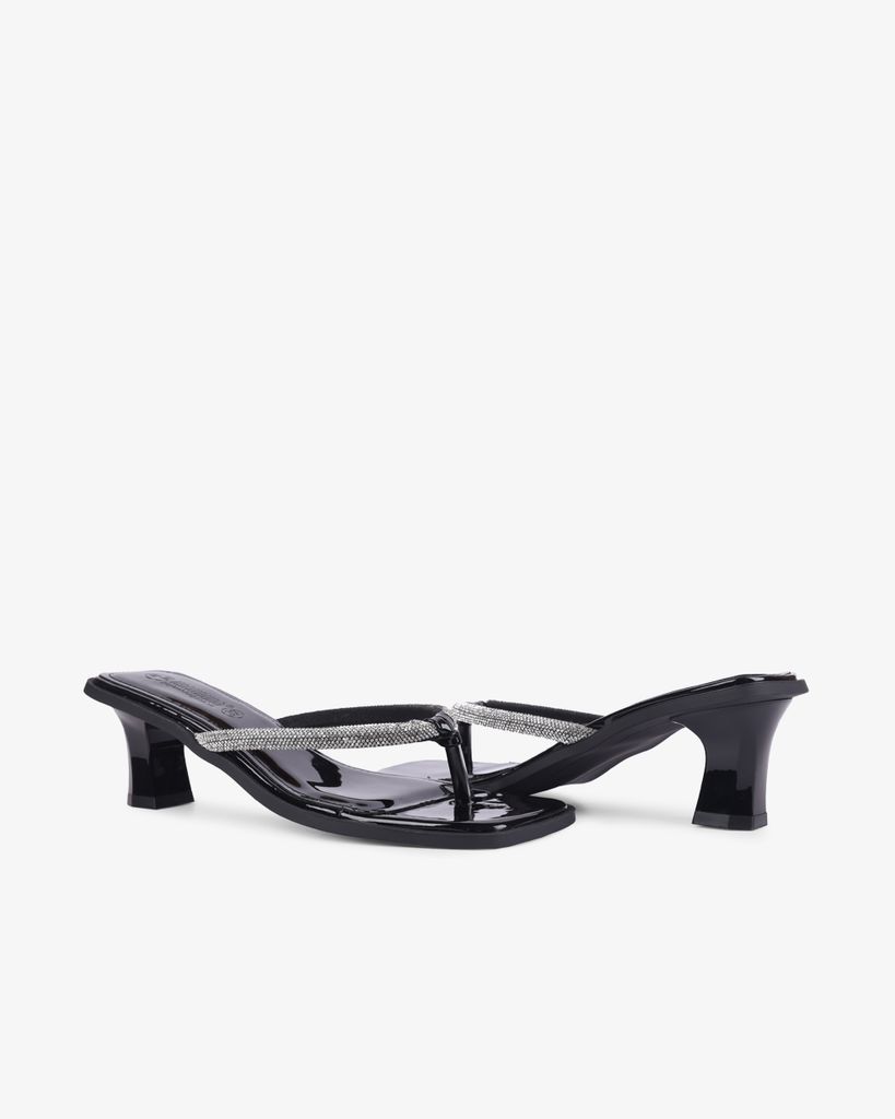 Dép Cao Gót Hạnh Dung Kẹp Mũi Vuông HD04927AD