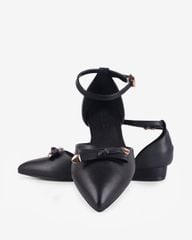 Giày Sandal Hạnh Dung Bít Mũi Nơ HD04949AD