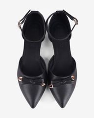 Giày Sandal Hạnh Dung Bít Mũi Nơ HD04949AD