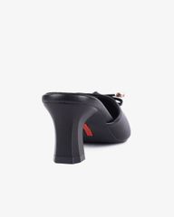 Dép Cao Gót Hạnh Dung Mũi Nhọn Nơ HD04950AD