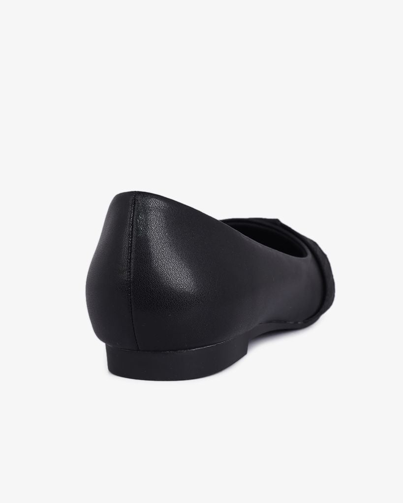 Giày Búp Bê Hạnh Dung Mũi Nhọn Phối Nơ Chéo HD04956AD