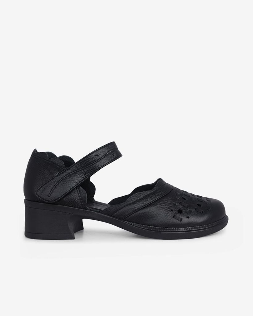 Sandal Cao Gót Hạnh Dung Mũi Tròn Laser HD04979AD