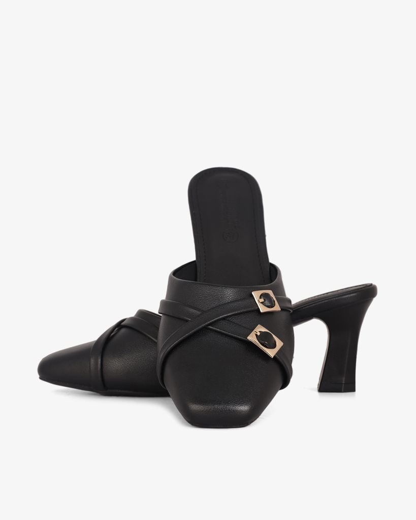 Dép Bít Mũi Hạnh Dung Dây Chéo Khóa Nịt HD04998AD