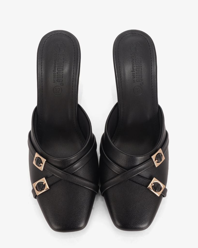 Dép Bít Mũi Hạnh Dung Dây Chéo Khóa Nịt HD04998AD