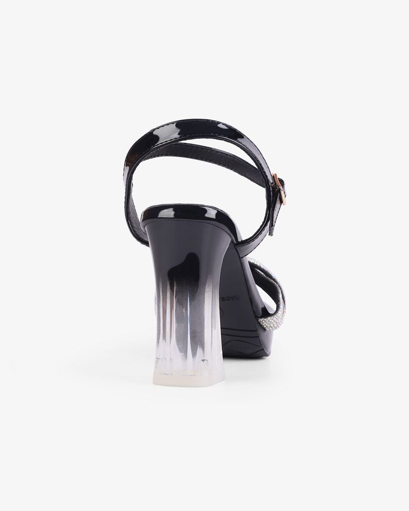 Sandal Cao Gót Hạnh Dung Gót Mica Xoàn Xoắn HD0906AS
