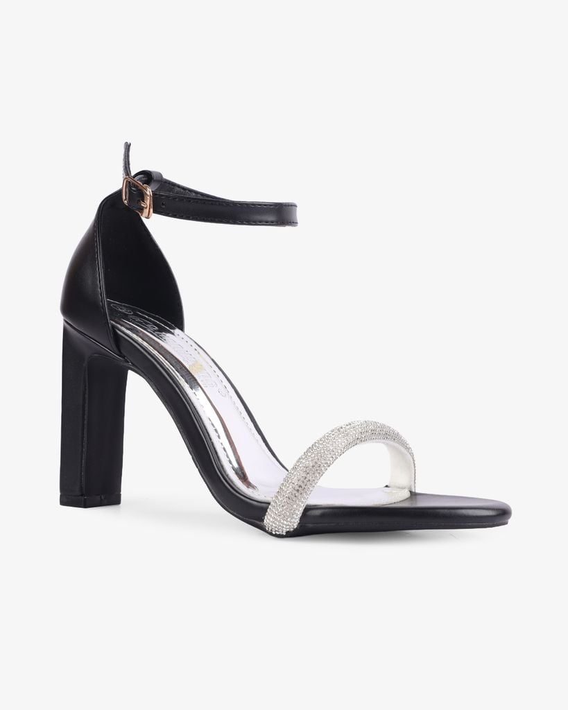 Sandal Cao Gót Hạnh Dung Bít Hậu Quai Mảnh HD0907AS