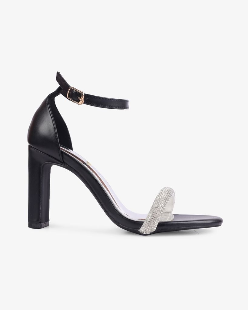 Sandal Cao Gót Hạnh Dung Bít Hậu Quai Mảnh HD0907AS