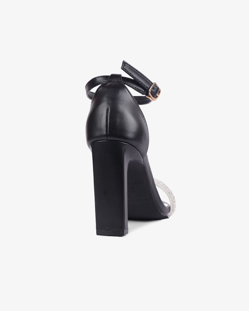 Sandal Cao Gót Hạnh Dung Bít Hậu Quai Mảnh HD0907AS