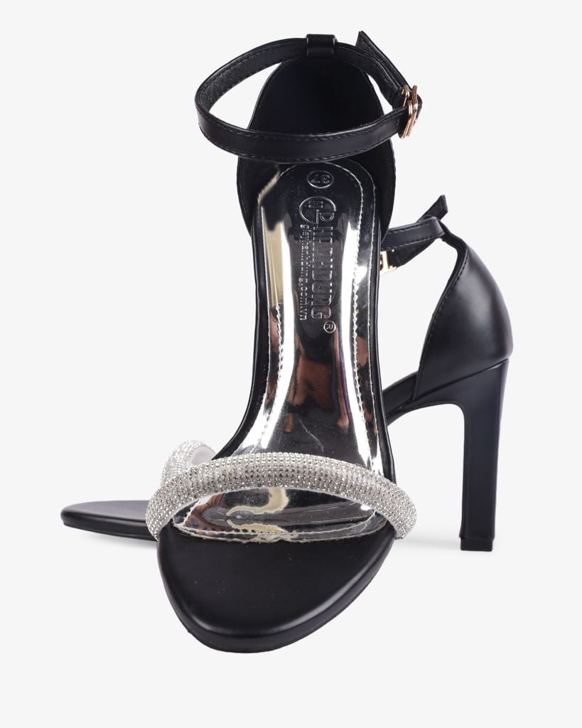Sandal Cao Gót Hạnh Dung Bít Hậu Quai Mảnh HD0907AS