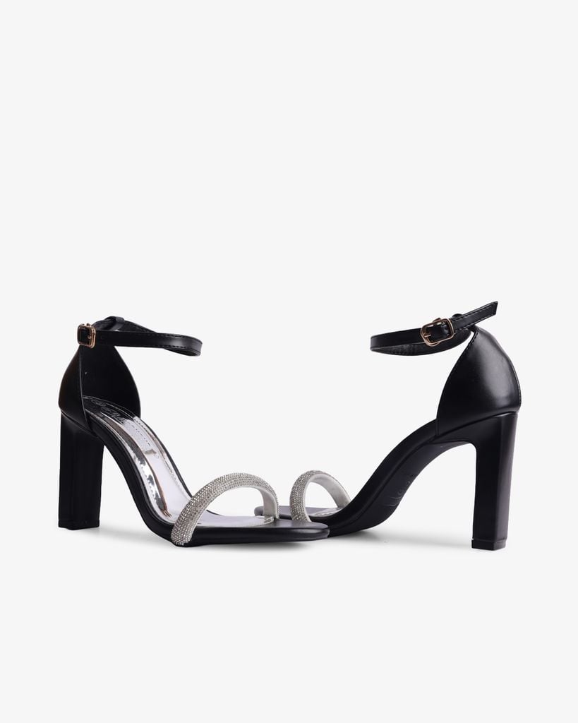 Sandal Cao Gót Hạnh Dung Bít Hậu Quai Mảnh HD0907AS