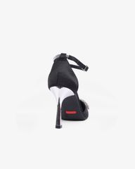 Sandal Cao Gót Hạnh Dung Mũi Nhọn Ánh Nhũ HD0912AS