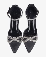 Sandal Cao Gót Hạnh Dung Mũi Nhọn Ánh Nhũ HD0912AS