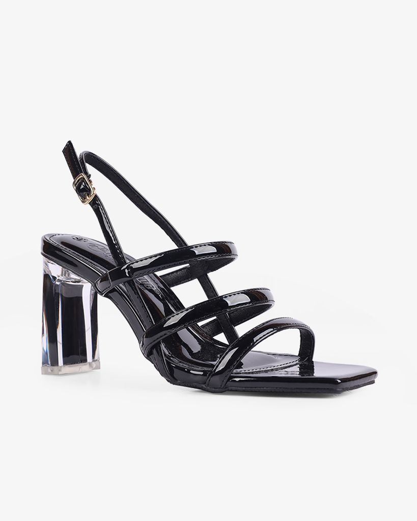 Sandal Cao Gót Hạnh Dung Quai Dây Gót Cách Điệu HD0913AS