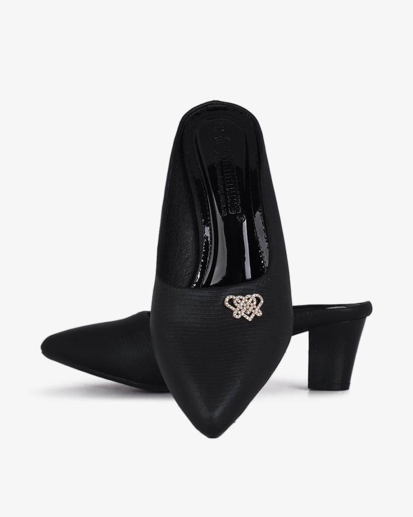 Dép Bít Mũi Hạnh Dung Ánh Nhũ HD0918AS