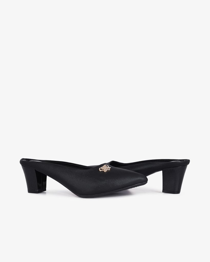 Dép Bít Mũi Hạnh Dung Ánh Nhũ HD0918AS