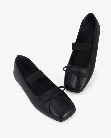 Giày Búp Bê Hạnh Dung Mũi Vuông Nơ HD0924AS