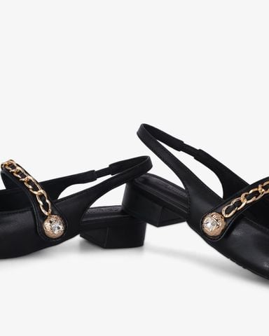 Giày Sandal Hạnh Dung Bít Mũi Khóa Xích HD0926AS