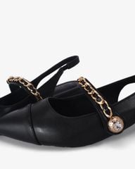 Giày Sandal Hạnh Dung Bít Mũi Khóa Xích HD0926AS