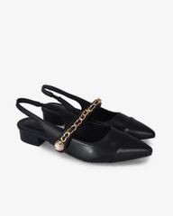 Giày Sandal Hạnh Dung Bít Mũi Khóa Xích HD0926AS