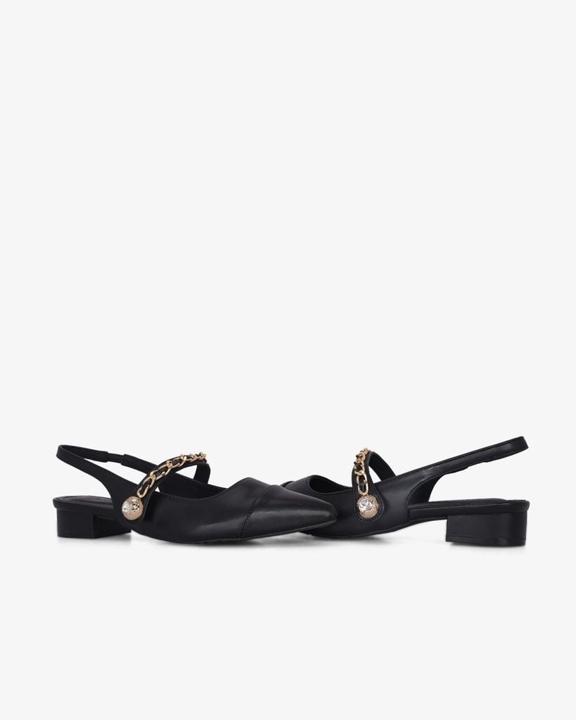 Giày Sandal Hạnh Dung Bít Mũi Khóa Xích HD0926AS