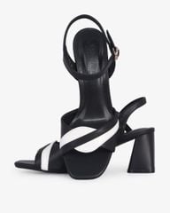 Sandal Cao Gót Hạnh Dung Quai Bản Phối HD1071BN