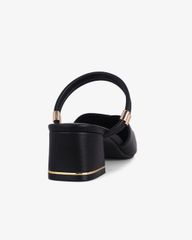 Sandal Cao Gót Hạnh Dung Mũi Nhọn Trơn HD1073BN