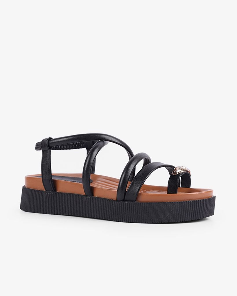 Sandal Xuồng Hạnh Dung Quai Đan Chéo Hậu Thun HD1106AV