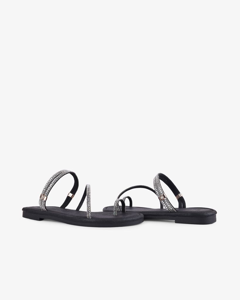 Dép Xẹp Hạnh Dung Xỏ Ngón Kim Sa HD1107AV