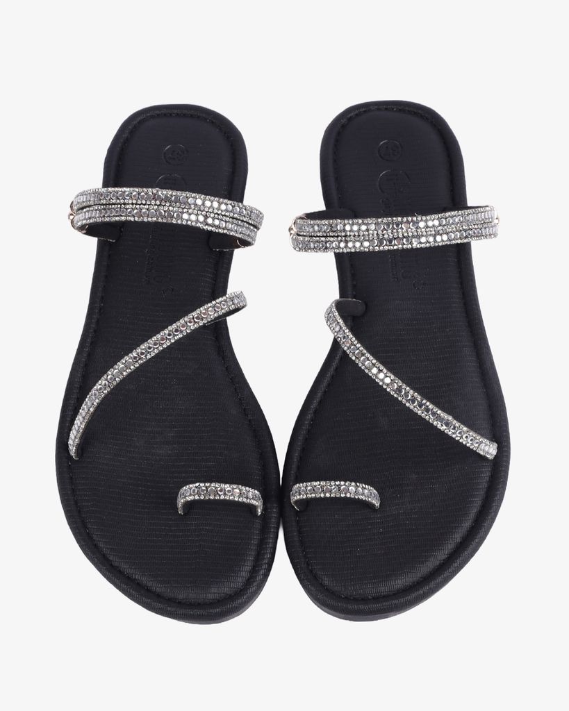 Dép Xẹp Hạnh Dung Xỏ Ngón Kim Sa HD1107AV