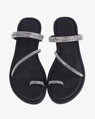 Dép Xẹp Hạnh Dung Xỏ Ngón Kim Sa HD1107AV