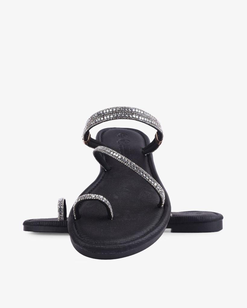 Dép Xẹp Hạnh Dung Xỏ Ngón Kim Sa HD1107AV