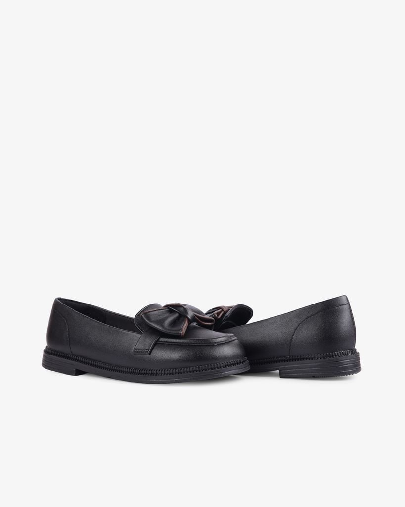 Giày Búp Bê Hạnh Dung Nơ Phối Thanh Lịch HD1108AV