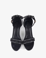 Sandal Cao Gót Hạnh Dung Bít Hậu Nơ Xoàn HD1111AV