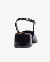 Sandal Cao Gót Hạnh Dung Mũi Vuông Đính Đá HD1112AV
