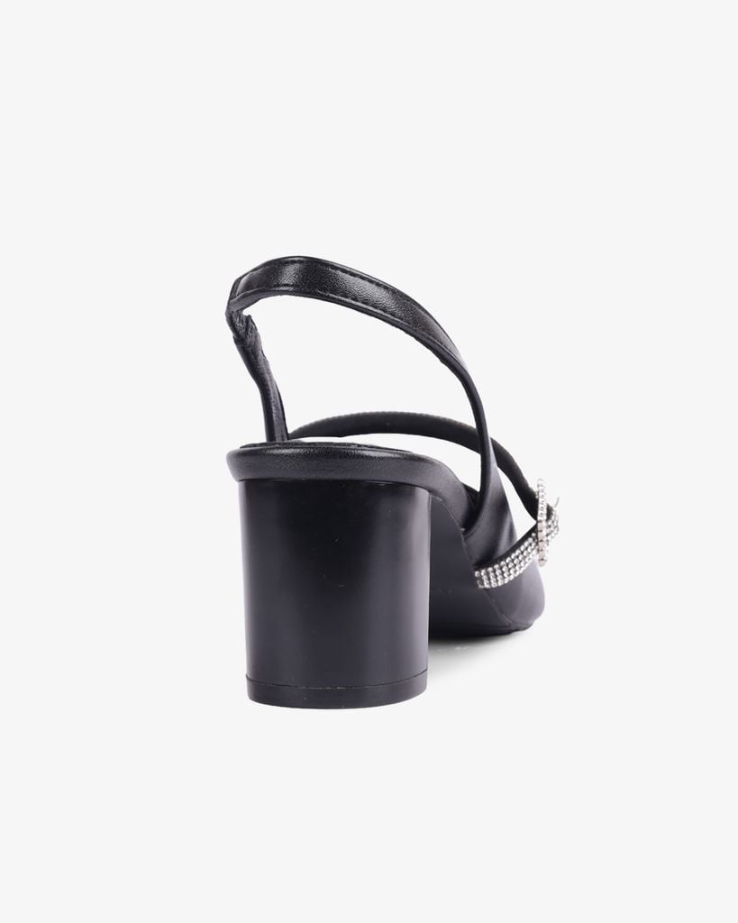 Sandal Cao Gót Hạnh Dung Gót Trụ Mũi Nhọn HD1115AV