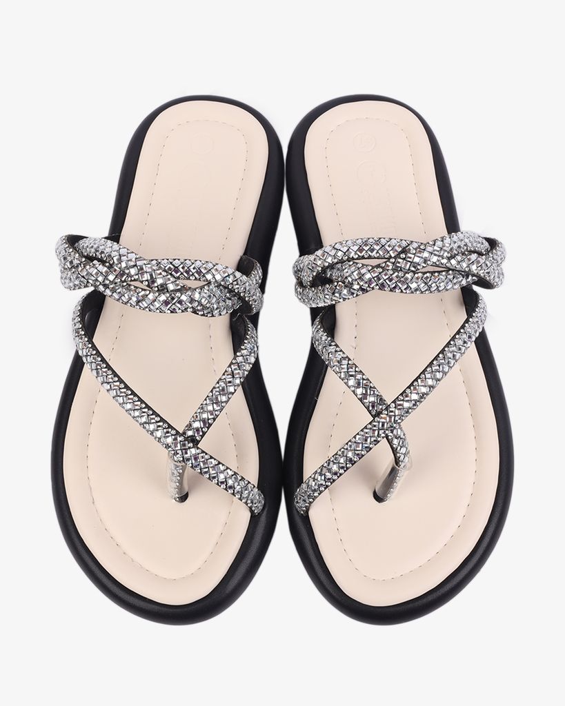 Dép Xẹp Hạnh Dung Xỏ Ngón Xoàn HD1121AV