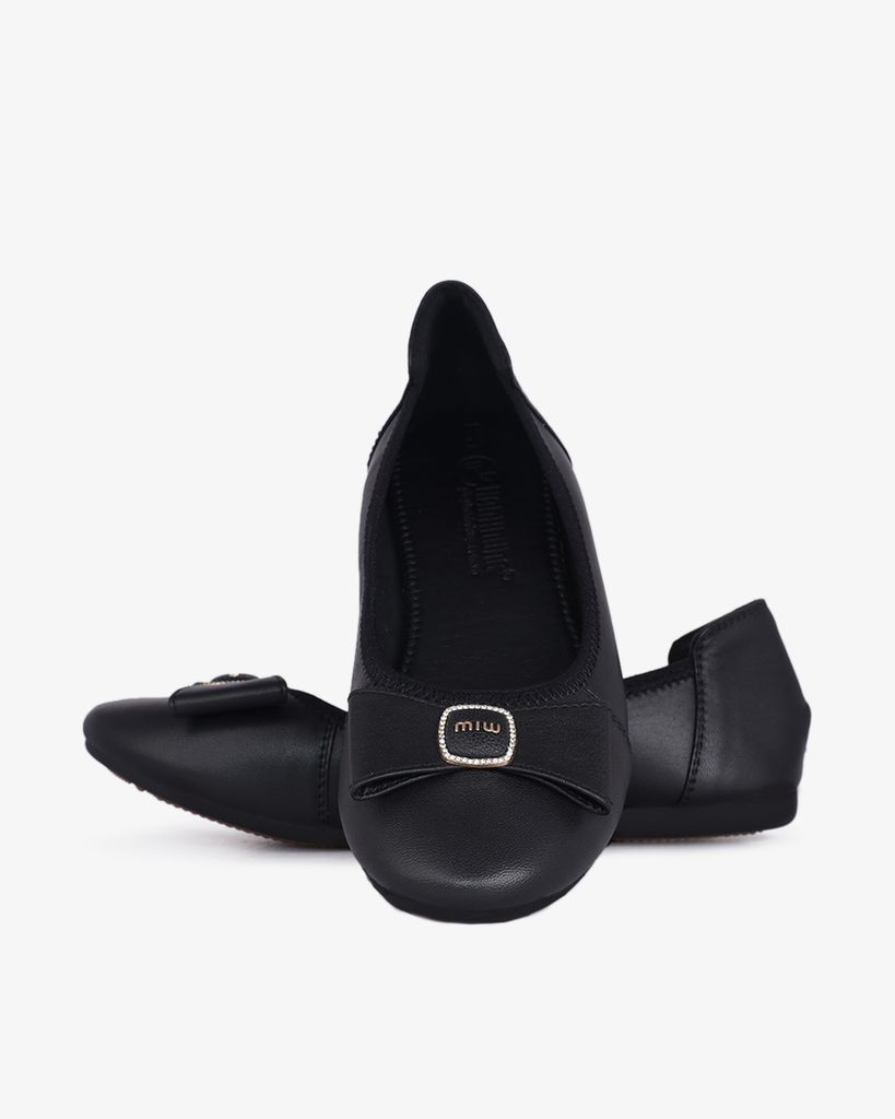 Giày Búp Bê Hạnh Dung Nơ Xoàn HD1128AV