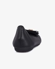 Giày Búp Bê Hạnh Dung Nơ Đôi Phối Khóa HD1131AV