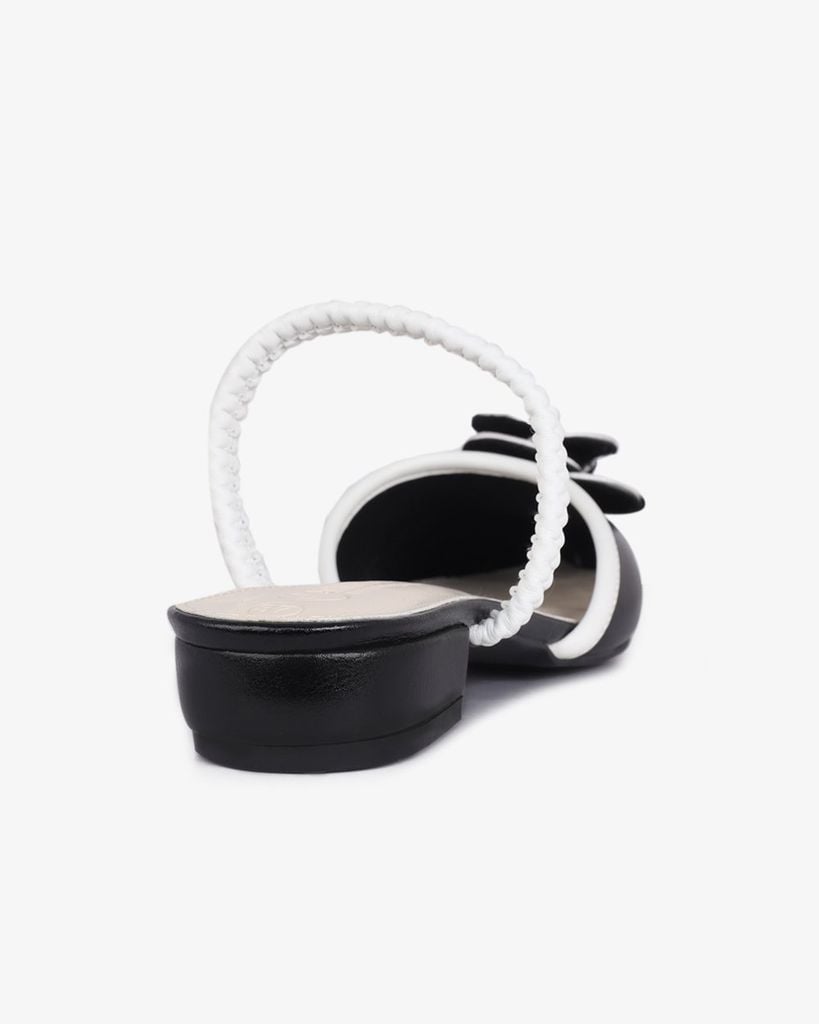 Giày Sandal Hạnh Dung Bít Mũi Hoa Ngọc Trai HD1133AV