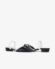Giày Sandal Hạnh Dung Bít Mũi Hoa Ngọc Trai HD1133AV