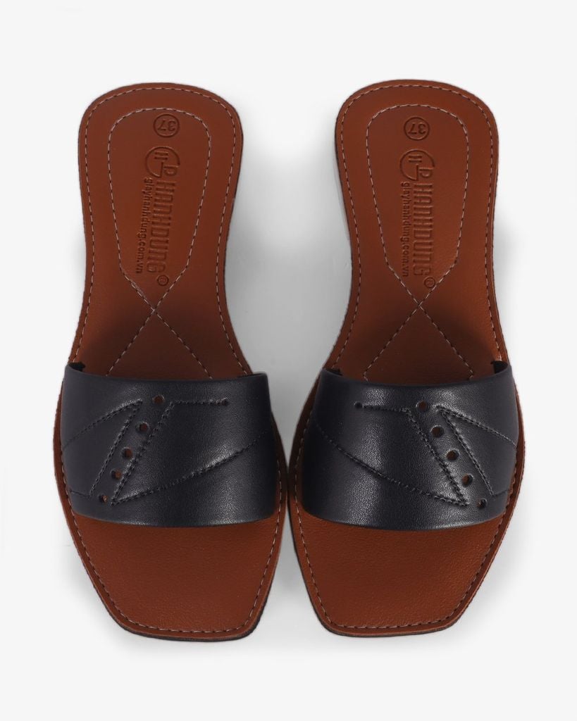 Dép Xẹp Hạnh Dung Quai Bản Cách Điệu HD1138AV