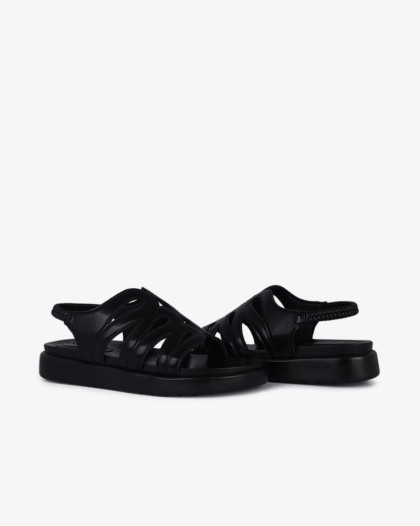 Sandal Xuồng Hạnh Dung Quai Khoét Hậu Thun HD1140AV